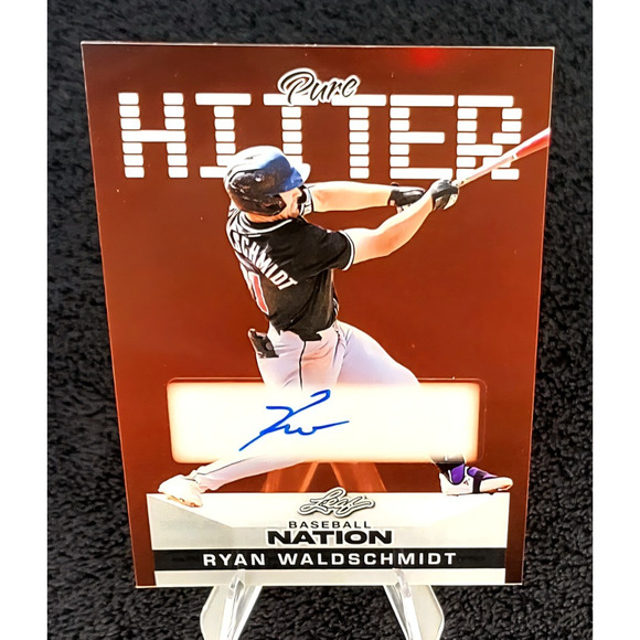2025 Ryan Waldschmidt 2/3 Pure Hitter Auto Arizona Diamondbacks Top Prospect - Picture 1 of 3